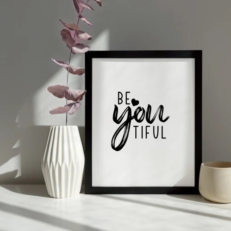 Framed Inspiration Prints - Black Frames