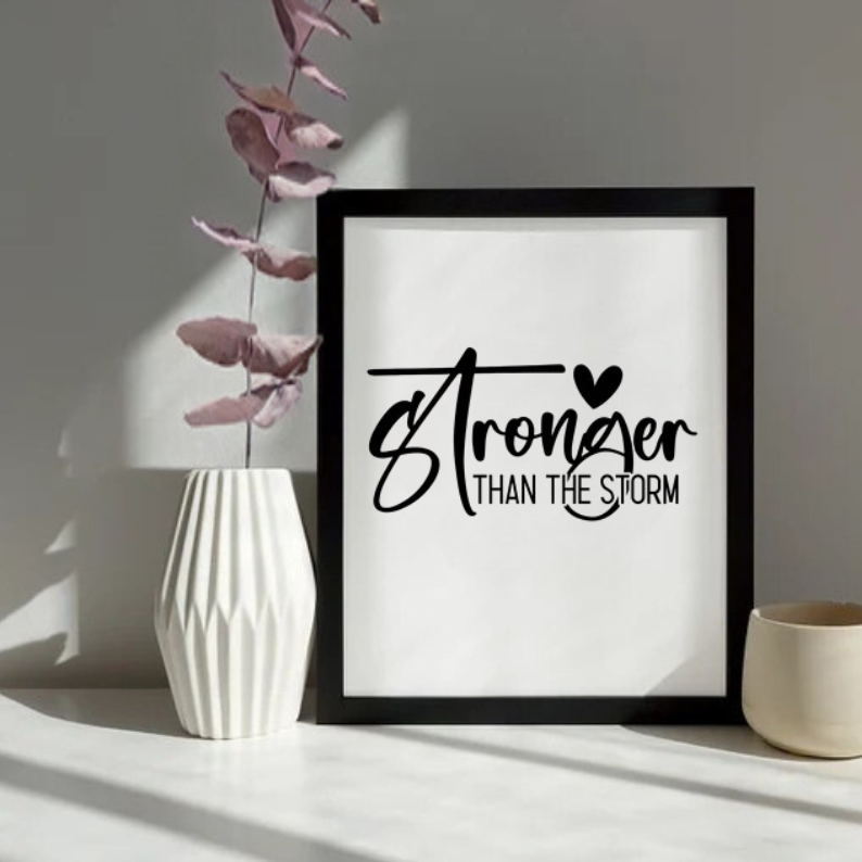 Framed Inspiration Prints - Black Frames