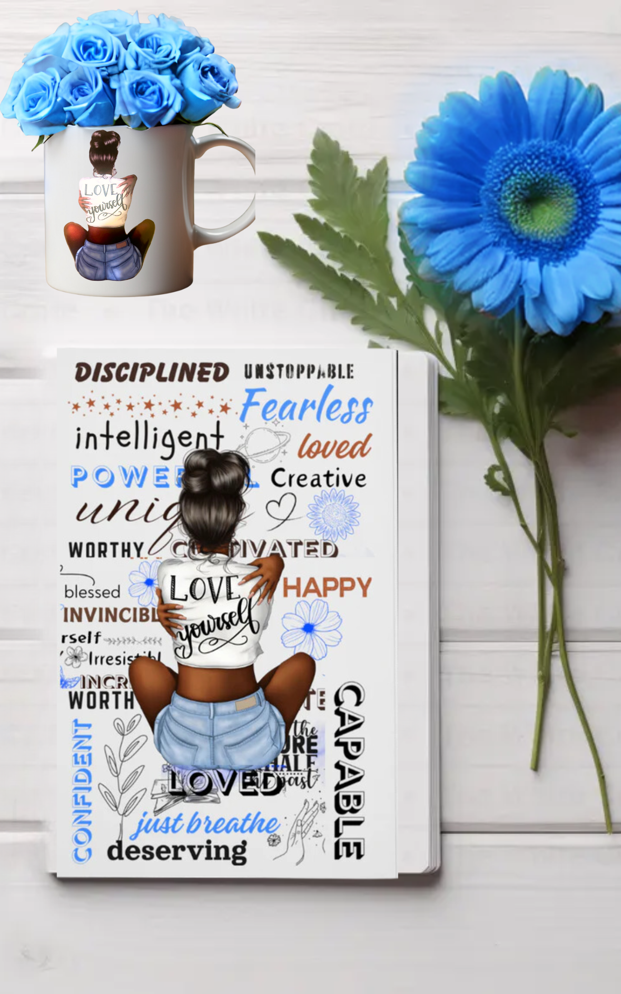 SALE "Love Yourself":  Knotebook & Matching Pen