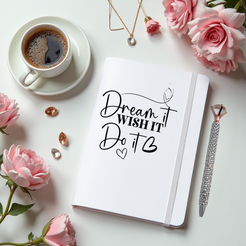 Words in Black & White – " Inspirational Journal & Pen