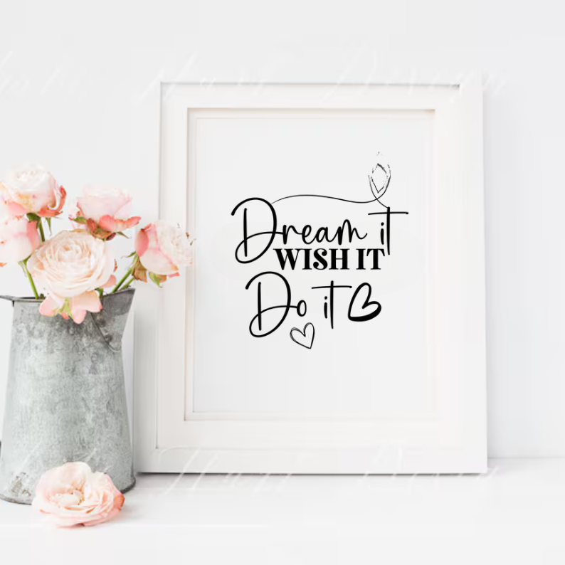 Framed Inspiration Prints (White Frames)