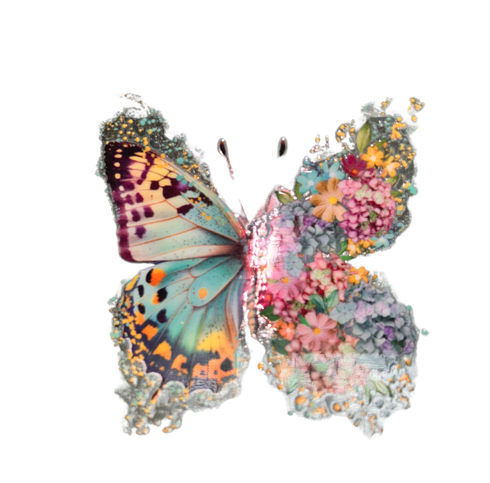 Colorful Butterfly Kup