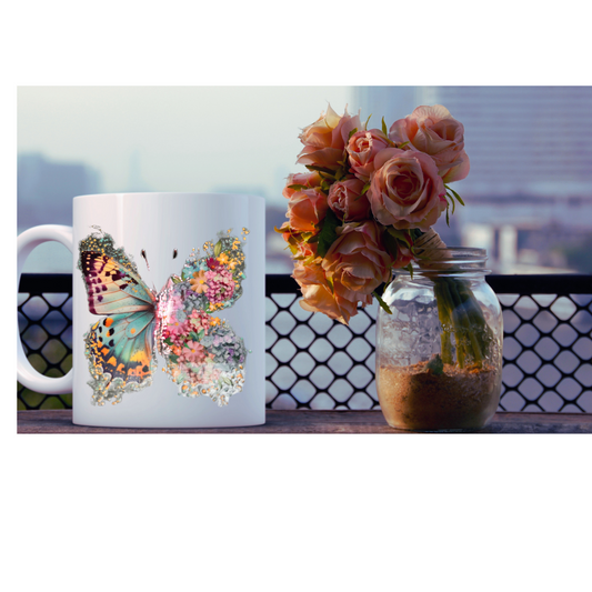 Colorful Butterfly Kup